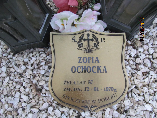 Zofia Ochocka Olszowa - Grobonet - Wyszukiwarka osób pochowanych