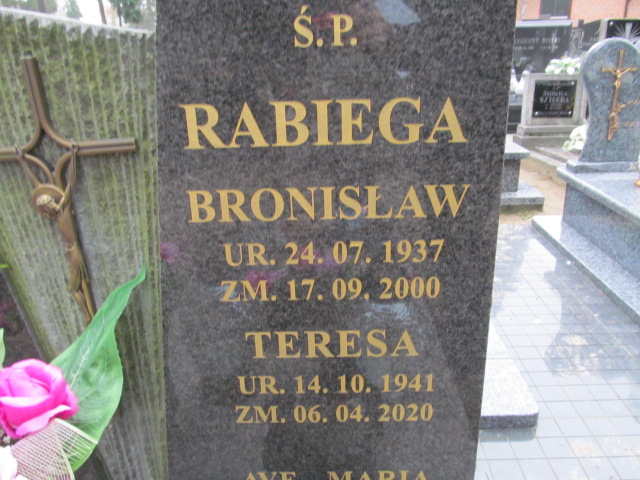 Bronisław Rabiega 1937 Olszowa - Grobonet - Wyszukiwarka osób pochowanych