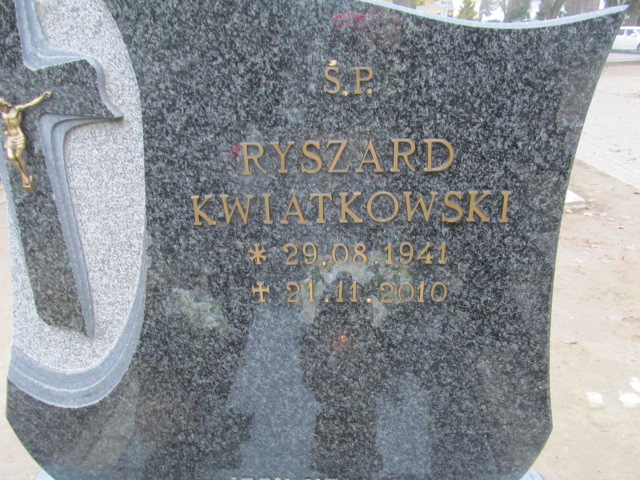 Ryszard Kwiatkowski 1941 Olszowa - Grobonet - Wyszukiwarka osób pochowanych