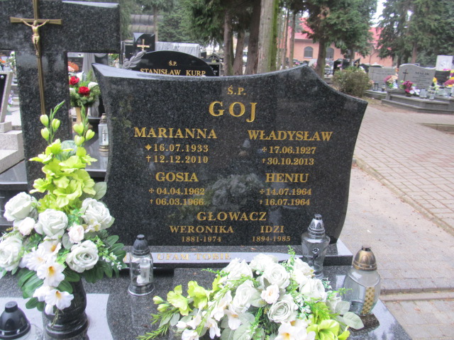 Małgorzata Goj 1962 Olszowa - Grobonet - Wyszukiwarka osób pochowanych